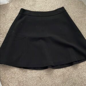 LOFT Black A-Line Mini Skirt for Work